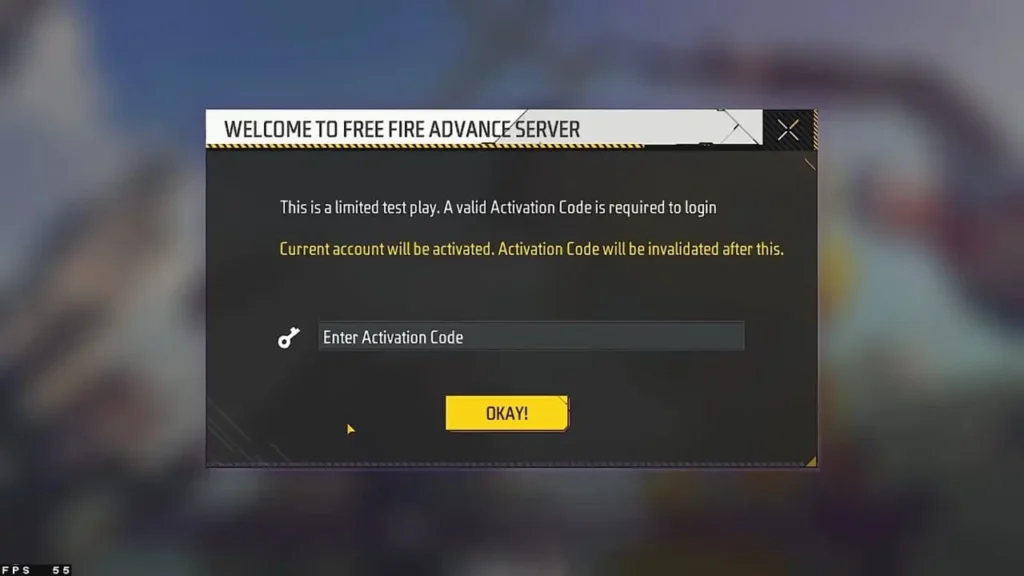 How to Get FF Advance Server Activation Code?
