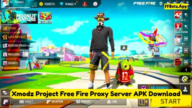 Xmodz Project Free Fire Proxy Server APK Download v1.0 For Android