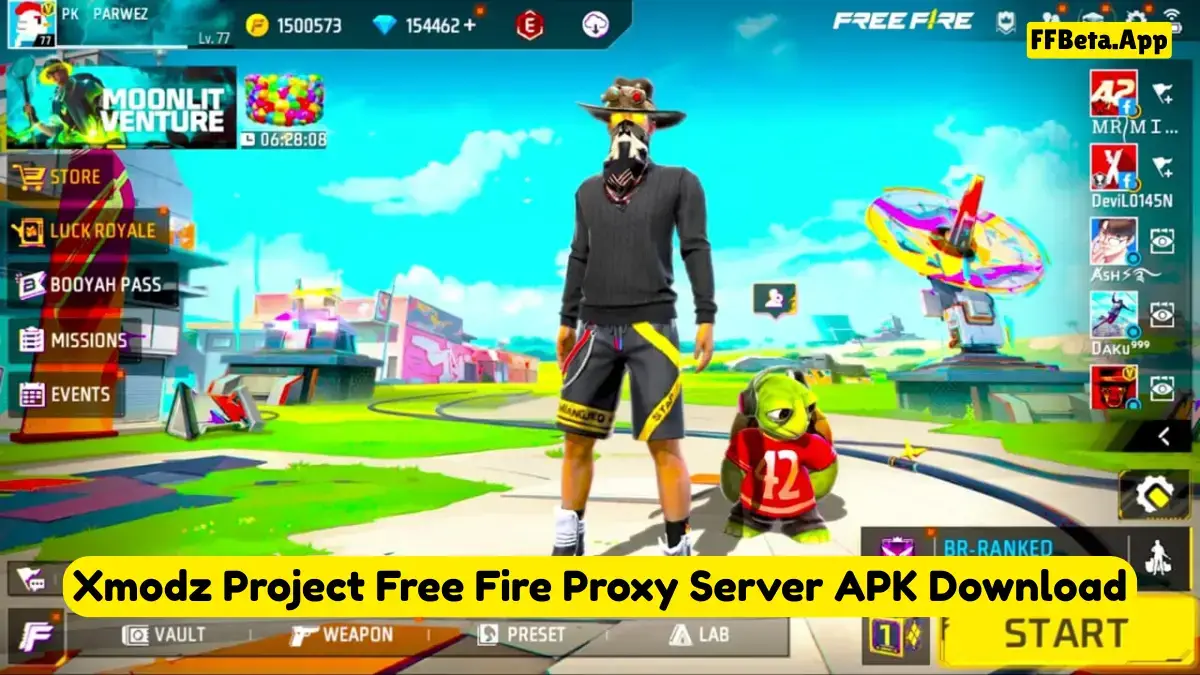 Xmodz Project Free Fire Proxy Server APK Download v1.0 For Android