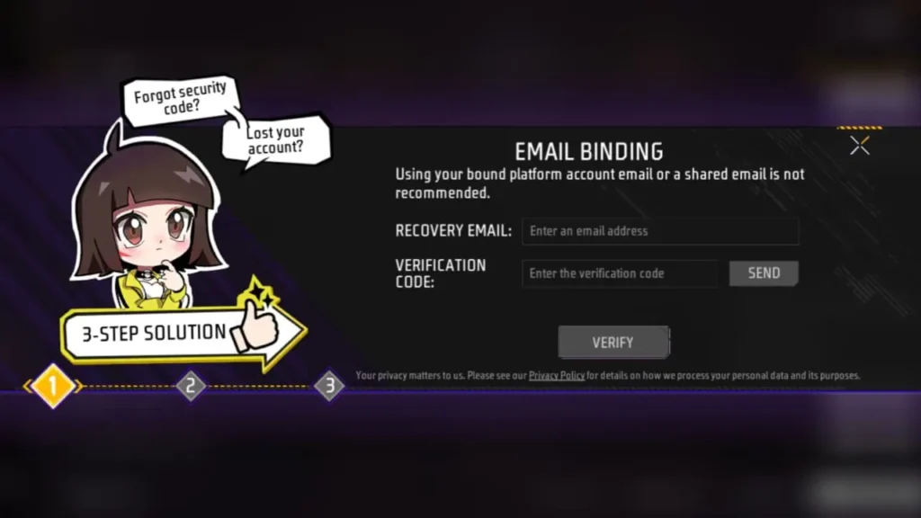 Step-by-step Guide To Get Code and Verify Free Fire Account Instantly