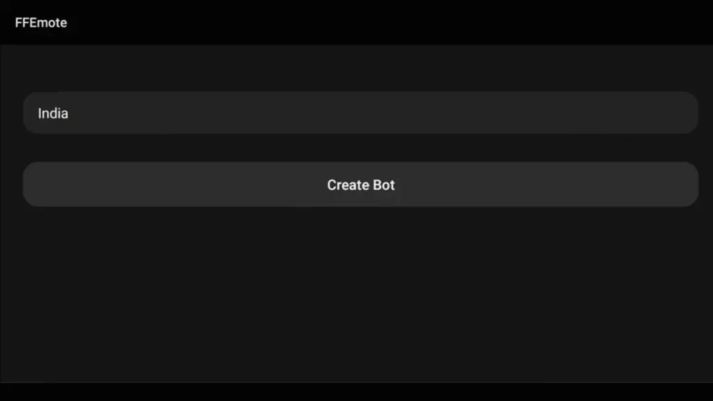 How To Use Free Fire Emote Bot V1 App?