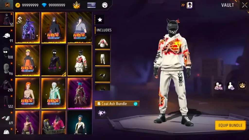 Top Features of Ghost Bot X Free Fire Proxy Server: All rare bundles and emotes