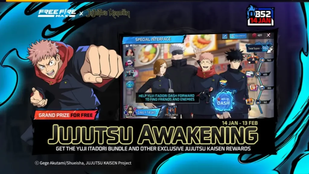 What's New In Free Fire Jujutsu Kaisen OB52 New Update
