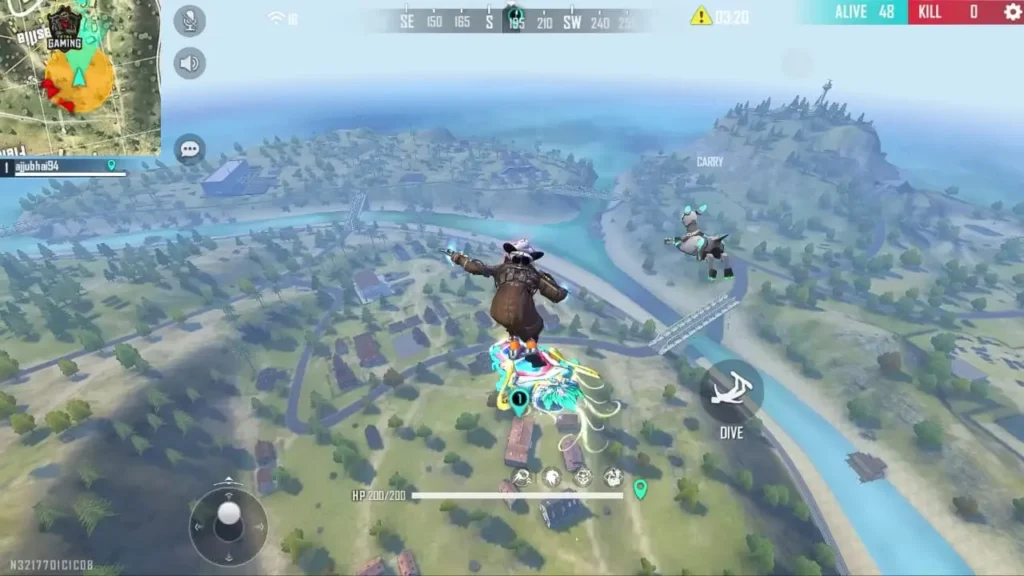 Key Features of Old Free Fire (Classic Version) - Bermuda Map