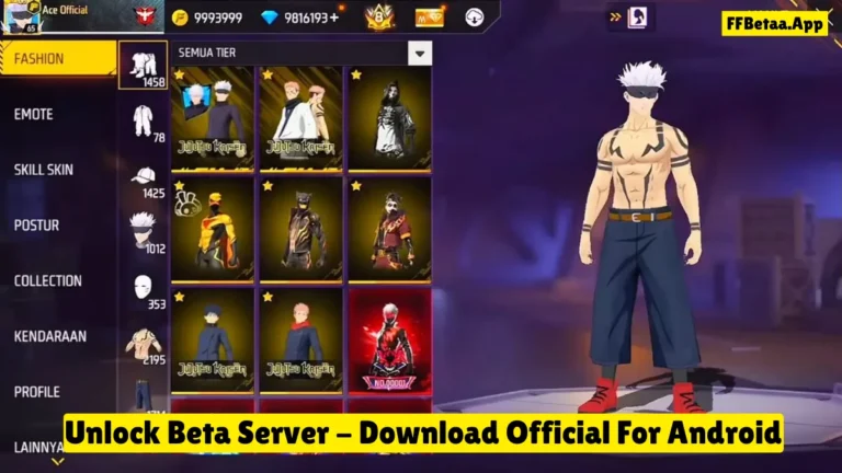 Unlock Beta Server Download OB52 (Free Fire) For Android 2026