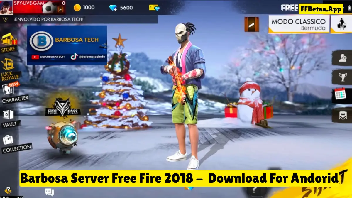 Barbosa Server APK Download V4 (Old Free Fire 2018) For Android