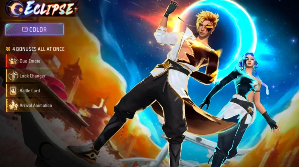 Free Fire Max Eclipse Rise: Special Rewards